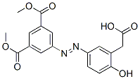 CAS 登录号：99435-38-8， 2-羟基-5-((3,5-双(甲氧羰基)苯基)偶氮)苯乙酸