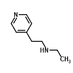 structure of CAS# 99516-20-8, N-Ethyl-2-(4-pyridinyl)ethanamine;Ethyl-(2-pyridin-4-yl-ethyl)-amine