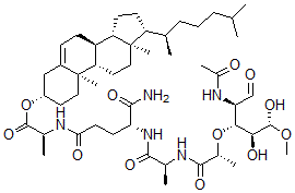 CAS#: 99518-28-2， N-Acetylmuramyl-Alanyl-Isoglutamine-Alanyl-Cholesterol