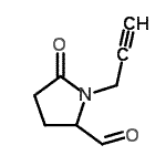 CAS#: 99557-24-1， 5-Oxo-1-(2-propyn-1-yl)-2-pyrrolidinecarbaldehyde