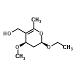 CAS#: 99789-28-3， [(2R,4R)-2-Ethoxy-4-methoxy-6-methyl-3,4-dihydro-2H-pyran-5-yl]methanol