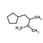 CAS#: 99863-05-5， 1-Cyclopentyl-N,N-dimethyl-2-propanamine