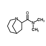 CAS#: 99976-65-5， N,N-Dimethyl-1-azabicyclo[3.2.1]octane-7-carboxamide
