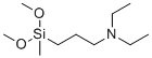 N,N-diethyl-aminopropyl-methyldimethoxysilane molecular structure (CAS 10-01-5)