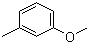 间甲基苯甲醚分子结构 (CAS 100-84-5)