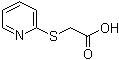 2-(2-吡啶基硫基)乙酸分子结构 (CAS 10002-29-6)