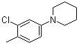 结构式 CAS# 1000339-31-0, 1-(3-氯-4-甲基苯基)哌啶