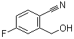 4-Fluoro-2-(hydroxymethyl)benzonitrile molecular structure (CAS 1000339-93-4)