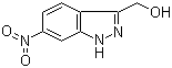 6-Nitro-1H-indazole-3-methanol molecular structure (CAS 1000341-10-5)