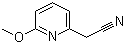 2-(6-Methoxypyridin-2-yl)acetonitrile molecular structure (CAS 1000512-48-0)