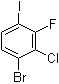 1-Bromo-2-chloro-3-fluoro-4-iodobenzene molecular structure (CAS 1000573-03-4)