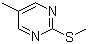structure of CAS# 100114-24-7, 5-Methyl-2-(methylthio)pyrimidine