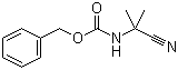 结构式 CAS# 100134-82-5, (1-氰基-1-甲基乙基)氨基甲酸苄酯