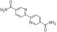 4,4'-二氨基甲酰基-2,2'-联吡啶分子结构 (CAS 100137-02-8)