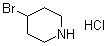 4-Bromopiperidine hydrochloride molecular structure (CAS 1001397-43-8)