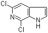 5,7-Dichloro-1H-pyrrolo[2,3-c]pyridine molecular structure (CAS 1001412-41-4)