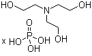 三乙醇胺磷酸盐分子结构 (CAS 10017-56-8)