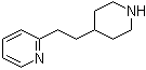 2-[2-(4-哌啶基)乙基]吡啶分子结构 (CAS 1001754-72-8)