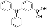 structure of CAS# 1001911-63-2, 9-Phenylcarbazole-2-boronic acid;B-(9-Phenyl-9H-carbazol-2-yl)-boronic acid
