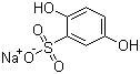 2,5-Dihydroxybenzenesulfonic acid monosodium salt molecular structure (CAS 10021-55-3)