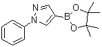 1-Phenyl-1H-pyrazole-4-boronic acid pinacol ester molecular structure (CAS 1002334-12-4)