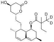 Simvastatin-d3 molecular structure (CAS 1002347-61-6)