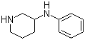 结构式 CAS# 100240-05-9, N-苯基-3-哌啶胺