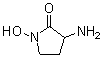 3-Amino-1-hydroxy-2-pyrrolidone molecular structure (CAS 1003-51-6)