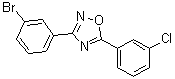 3-(3-Bromophenyl)-5-(3-chlorophenyl)-1,2,4-oxadiazole molecular structure (CAS 1003221-15-5)
