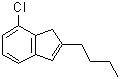 structure of CAS# 1003709-15-6, 2-Butyl-7-chloro-1H-indene