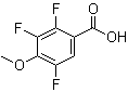 2,3,5-Trifluoro-4-methoxybenzoic acid molecular structure (CAS 1003709-67-8)