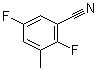 structure of CAS# 1003712-20-6, 2,5-Difluoro-3-methylbenzonitrile