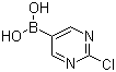结构式 CAS# 1003845-06-4, 2-氯嘧啶-5-硼酸