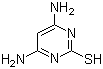 structure of CAS# 1004-39-3, 4,6-Diamino-2-mercaptopyrimidine;4,6-Diaminopyrimidine-2-thiol