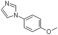 4'-(咪唑-1-基)苯甲醚分子结构 (CAS 10040-95-6)