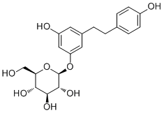 Dihydroresveratrol 3-O-glucoside molecular structure (CAS 100432-87-9)