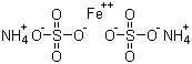 硫酸亚铁铵分子结构 (CAS 10045-89-3)