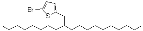 2-Bromo-5-(2-octyldodecyl)thiophene molecular structure (CAS 1004524-17-7)