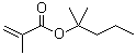 2-Methyl-2-propenoic acid 1,1-dimethylbutyl ester molecular structure (CAS 100472-88-6)