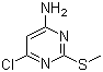 4-Amino-6-chloro-2-(methylthio)pyrimidine molecular structure (CAS 1005-38-5)