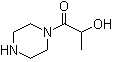 1-(2-羟基-1-氧代丙基)哌嗪分子结构 (CAS 100500-89-8)