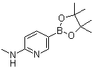 6-Methylaminopyridine-3-boronic acid pinacol ester molecular structure (CAS 1005009-98-2)
