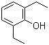 2,6-二乙基苯酚分子结构 (CAS 1006-59-3)