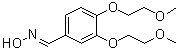 3,4-Bis(2-methoxyethoxy)benzaldehyde oxime molecular structure (CAS 1006377-63-4)