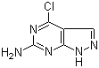 结构式 CAS# 100644-65-3, 4-氯-1H-吡唑并[3,4-d]嘧啶-6-胺