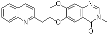 7-Methoxy-3-methyl-6-[2-(quinolin-2-yl)ethoxy]quinazolin-4(3H)-one molecular structure (CAS 1006891-07-1)