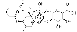 HT-2 toxin 3-glucuronide molecular structure (CAS 100690-35-5)