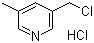 3-(Chloromethyl)-5-methylpyridine hydrochloride molecular structure (CAS 1007089-84-0)