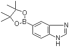 1H-苯并咪唑-5-硼酸频哪醇酯分子结构 (CAS 1007206-54-3)