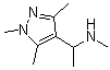 N,alpha,1,3,5-五甲基-1H-吡唑-4-甲胺分子结构 (CAS 1007501-25-8)